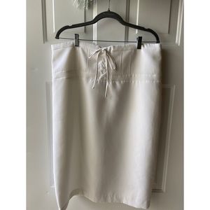 NWOT Waist Corset Pencil Skirt White - size 18 Eva Mendes for NY&C